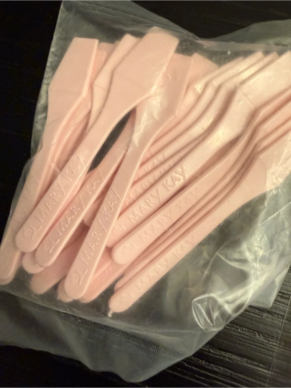 NEW Mary Kay Bundle of Eyebrow Brushess & Makeup Spatulas Applicators Pink Black